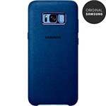 Capa Protetora Alcantara Galaxy S8 Azul