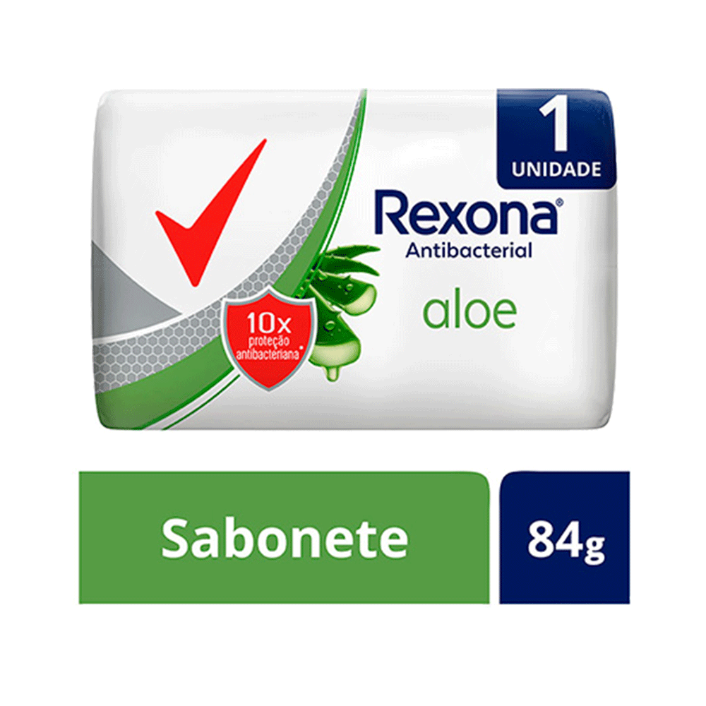 Ficha técnica e caractérísticas do produto Sabonete Antibacteriano Aloe Rexona 84g
