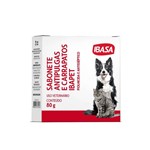 Ficha técnica e caractérísticas do produto Sabonete Antipulgas Ibasa para Cães e Gatos 80g