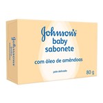 Ficha técnica e caractérísticas do produto Sabonete Barra Johnsons Baby Óleo de Amêndoas 80g