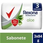 Ficha técnica e caractérísticas do produto Sabonete em Barra Antibacterial Aloe Rexona 3x84g