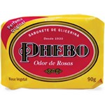 Ficha técnica e caractérísticas do produto Sabonete em Barra Odor de Rosas Glicerina 90g - Phebo