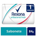 Ficha técnica e caractérísticas do produto Sabonete em Barra Rexona Antibacterial Fresh Branco 84g