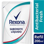 Ficha técnica e caractérísticas do produto Sabonete Líquido Rexona Antibacterial Fresh 200Ml Refil, Rexona