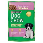 Ficha técnica e caractérísticas do produto Sache Dog Chow Filhotes Carne e Arroz 100 Gr