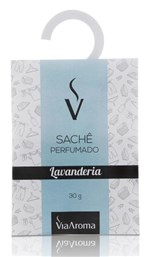 Ficha técnica e caractérísticas do produto Sachê Perfumado Lavanderia 30g - Via Aroma