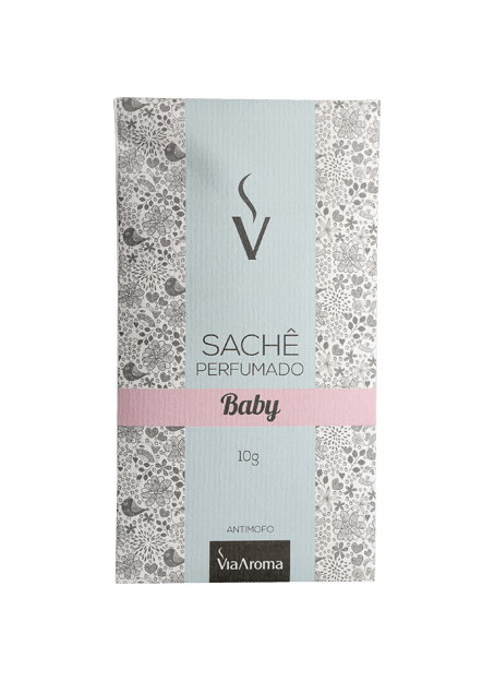 Ficha técnica e caractérísticas do produto Sachê Perfumado Via Aroma - Baby 10G