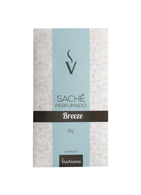 Ficha técnica e caractérísticas do produto Sachê Perfumado Via Aroma - Breeze 10G