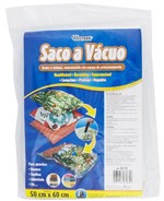 Ficha técnica e caractérísticas do produto Saco a Vácuo Organizador para Roupas 50cm X 60cm Western SV-01
