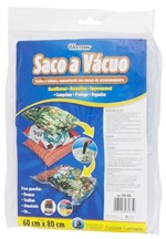Ficha técnica e caractérísticas do produto Saco a Vácuo Organizador para Roupas 60cm X 80cm Western SV-02