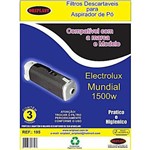Saco Compatível Electrolux Mundial 1500 -kit C/2pcts(6unids)