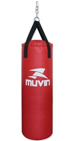 Ficha técnica e caractérísticas do produto Saco de Pancada Muvin 110cm X 40cm SCP-200 - Vermelho