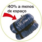 Ficha técnica e caractérísticas do produto Saco Mummy Azul e Cinza