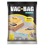 Ficha técnica e caractérísticas do produto Saco para Armazenagem a Vacuo VAC BAG Medio 45X65 Ordene 55200