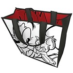Ficha técnica e caractérísticas do produto Sacola Hanna Barbera Tom And Jerry Happy Mouse Cinza em Polipropileno - Urban - 40x15 Cm