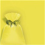 Ficha técnica e caractérísticas do produto Sacos Plásticos Metalizados Amarelo 100 Unidades