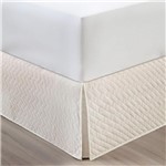 Ficha técnica e caractérísticas do produto Saia Cama Box Matelada Home Design - Solteiro Marfim