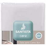 Ficha técnica e caractérísticas do produto Saia para Cama Box Solteiro Care Branca - Santista