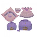 Ficha técnica e caractérísticas do produto Saída de Maternidade + Bolsa de Bebe Príncipe Princesa - Baby