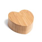 Ficha técnica e caractérísticas do produto Saleiro Em Bambu Com Formato Coração