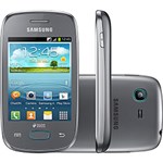 Smartphone Samsung Galaxy Pocket Neo Dual Chip Desbloqueado Tim Android Tela 3'' 4GB Wi- Fi Câmera 2MP GPS - Prata