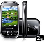 Ficha técnica e caractérísticas do produto Samsung Galaxy 5 Preto - GSM C/ Sistema Operacional Android 2.1, Tecnologia 3G, Wi-Fi, GPS, Câmera 2.0 MP, Filmadora, MP3 Player, Rádio FM, Bluetooth 2.1, Fone, Cabo de Dados e Cartão de 2GB