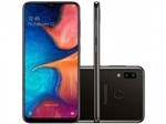Ficha técnica e caractérísticas do produto Samsung Galaxy A20, Super Fino e Tela Gigante, Cor Preto