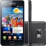 Ficha técnica e caractérísticas do produto Samsung Galaxy S II Preto 16GB - 3G Desbloqueado Vivo Câmera 8MP Wi-Fi GPS