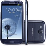 Ficha técnica e caractérísticas do produto Samsung Galaxy S III I9300 16GB Metallic Blue - Android 4.0 3G Câmera 8MP Wi-Fi GPS
