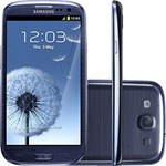 Ficha técnica e caractérísticas do produto Samsung Galaxy S III I9300 Metallic Blue Desbloqueado Claro 16GB Android 4.0 - Câmera 8MP 3G Wi-Fi GPS
