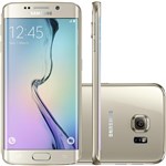 Ficha técnica e caractérísticas do produto Samsung Galaxy S6 Edge 32GB 4G Android 5.0 Tela 5.1" Câmera 16MP - Dourado