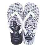 Ficha técnica e caractérísticas do produto Sandalia Havaianas Star Wars Branco/Branco Tamanho 35/36