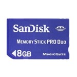 Ficha técnica e caractérísticas do produto SanDisk Memory Stick PRO Duo de 8 GB