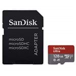 Ficha técnica e caractérísticas do produto Sandisk Ultra 128gb Microsd Card C/Adaptador - Switch Compatível