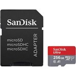 Ficha técnica e caractérísticas do produto SanDisk Ultra 256GB MicroSD Card C/ Adaptador - Switch Compatível