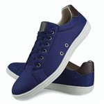 Ficha técnica e caractérísticas do produto Sapatênis Masculino Casual Neway Cadarço Azul - DL Shoes