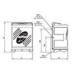 Ficha técnica e caractérísticas do produto Sauna Úmida Gerador de Vapor 6 Kw Compact Line Inox 220V Bif. Até 6 M3