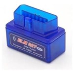 Ficha técnica e caractérísticas do produto Scanner Diagnostico Automotivo Elm327 Obd2 Bluetooth Mini Azul