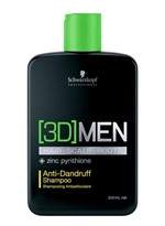 Ficha técnica e caractérísticas do produto Schwarzkopf 3D Men Anti-Dandruff Shampoo Anticaspa 250ml