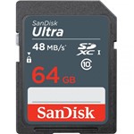 Ficha técnica e caractérísticas do produto Sdhc 64gb Sandisk C10 Ultra 80mb