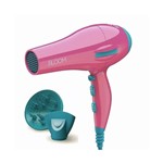 Ficha técnica e caractérísticas do produto Secador de Cabelo Gama Bloom Ceramic Ion Pink 127V Rosa e Azul