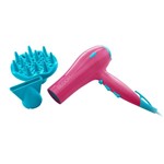 Ficha técnica e caractérísticas do produto Secador de Cabelo Gama Italy Bloom Ceramic Íon Rosa e Azul 127v
