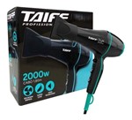 Ficha técnica e caractérísticas do produto Secador Profissional Style 2000w Preto Azul Taiff