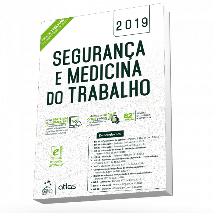 Ficha técnica e caractérísticas do produto Segurança e Medicina do Trabalho 82Ed 2019