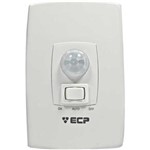 Ficha técnica e caractérísticas do produto Sensor Iluminação Parede Residencial Comercial com Chave Ecp