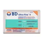 Ficha técnica e caractérísticas do produto Seringa BD Ultra-Fine Insulina 100U Agulha Curta 8mm com 10 Unidades