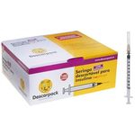 Ficha técnica e caractérísticas do produto Seringa De Insulina 1ml 13x0,45 Cx/100