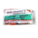 Ficha técnica e caractérísticas do produto Seringa de Insulina Bd Ultra-Fine 8mm Capacidade de 100 Unidades de Insulina Pacote com 10 Seringas