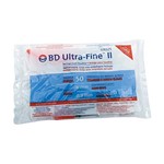 Ficha técnica e caractérísticas do produto Seringa de Insulina Bd Ultra-Fine 8mm Capacidade de 50 Unidades de Insulina Pacote com 10 Seringas