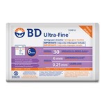 Ficha técnica e caractérísticas do produto Seringa Insulina BD 0 3ml 6x025 10 Unidades